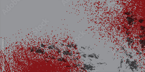 Old wall texture cement black red  background abstract dark color design are light with grey gradient background.