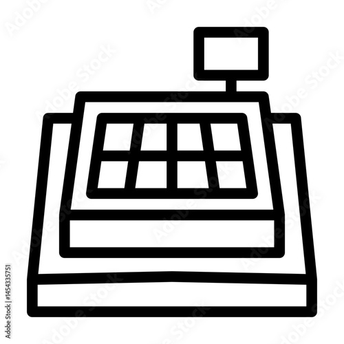 Cash register icon