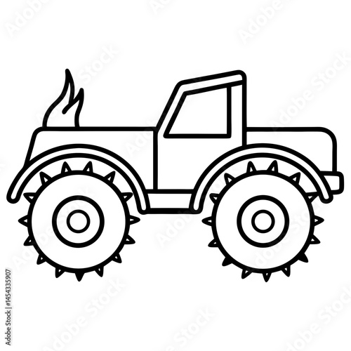 Minimal Skidder Vector on White