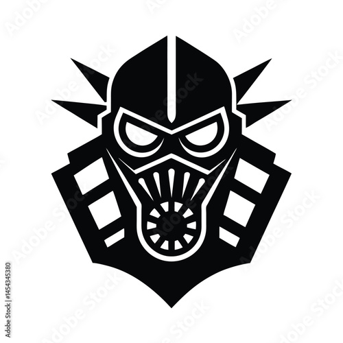 futuristic mask repelling viruses