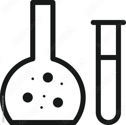 lab test icon, test icon vector