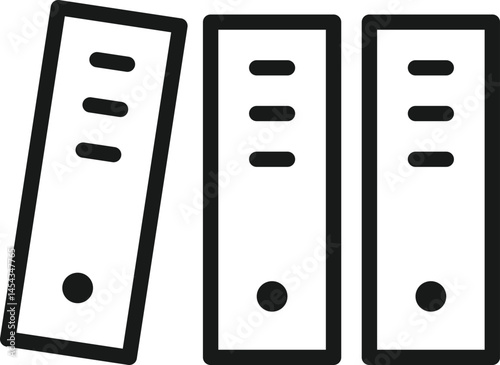 File icon, document icon vector