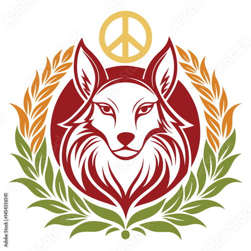 Wolf head mascot