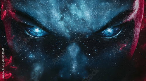 Closeup View Of Cosmic Eyes In Space
