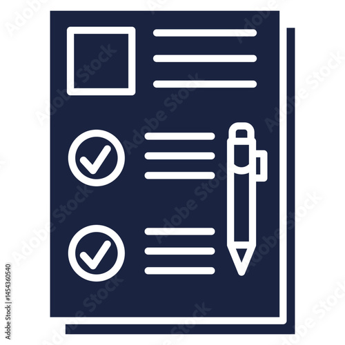 requirements icon blue style
