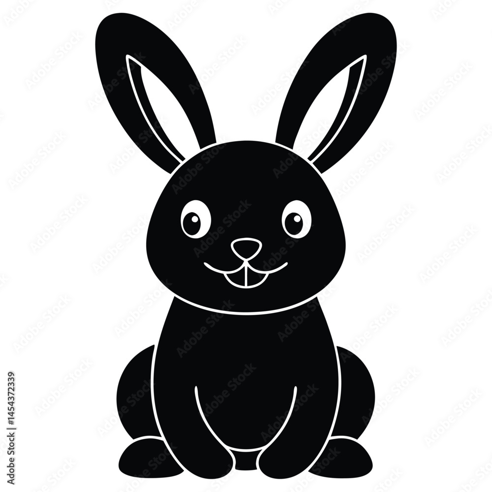 Obraz premium Adorable smiling-rabbit
