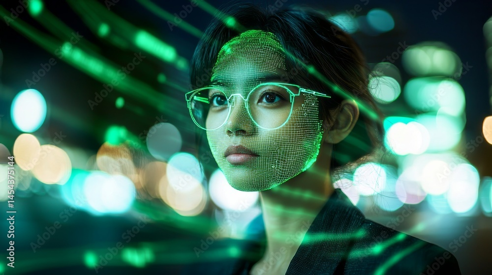 Innovative AI Technology Visualization with Futuristic Digital Elements Innovative AI Technology Visualization with Futuristic Digital Elements