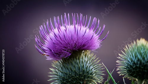 flower of a thistle