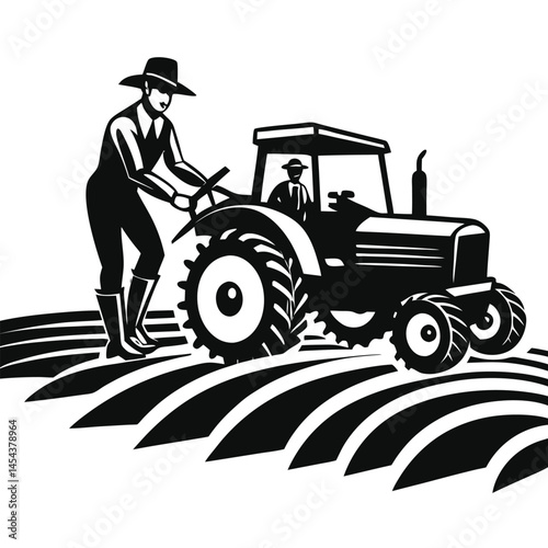 silhouette-of-a-farmer-plowing-a-field-with-a-trac (9).eps
