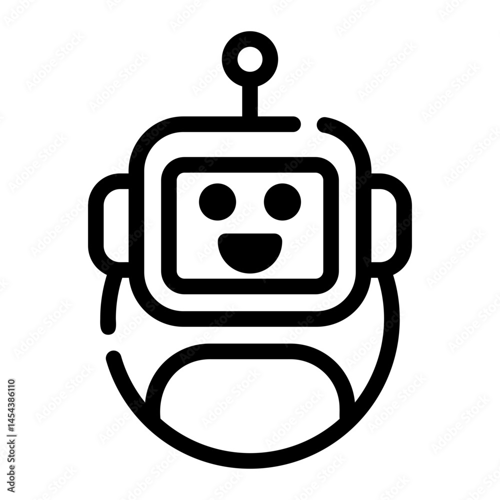 Fototapeta premium ai chatbots icon