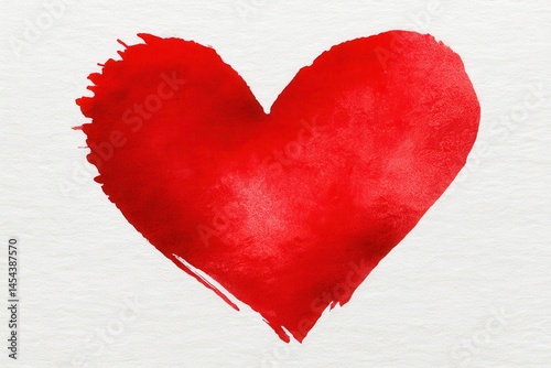 Red heart outline for romantic symbol embellishment, ideal for valentine's celebrations, love stories, health themes, and heartfelt designs for birthdays and weddings