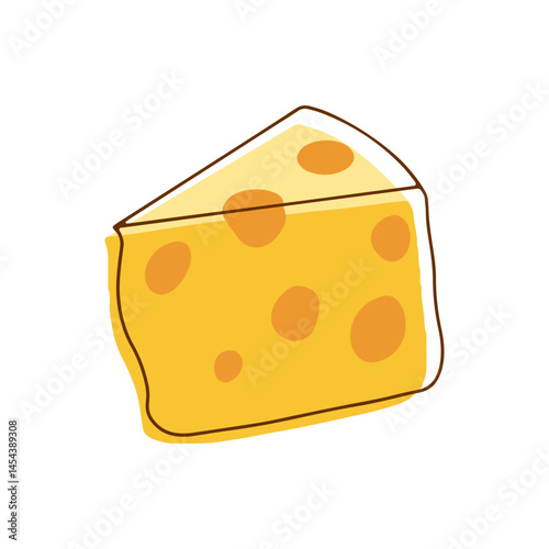 Emmental Cheese Illustration