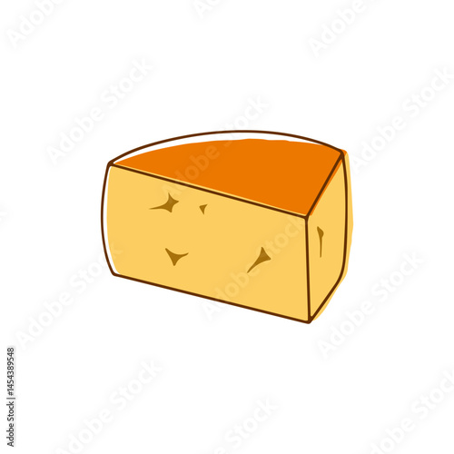 Parmesan Cheese Illustration 