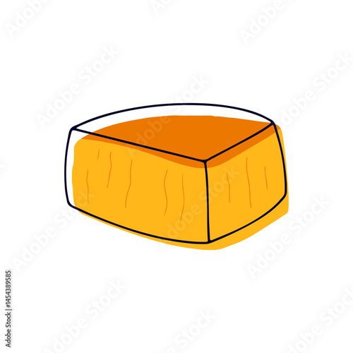 Cheddar Cheese Illustration 