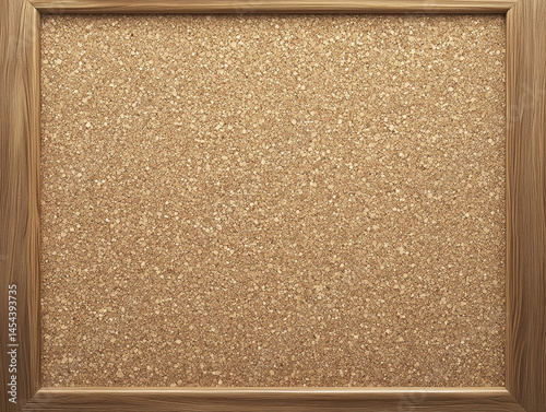 Brown Wooden Frame Corkboard Texture Background