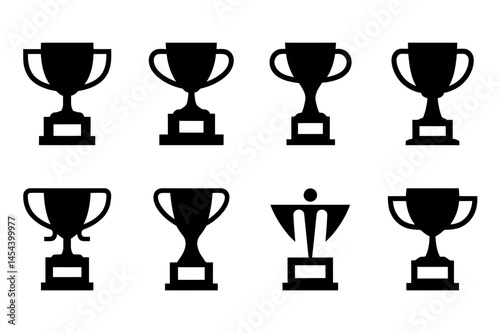 Trophy cup award achievement victory champion icon