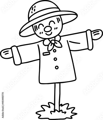 scarecrow farm doodle