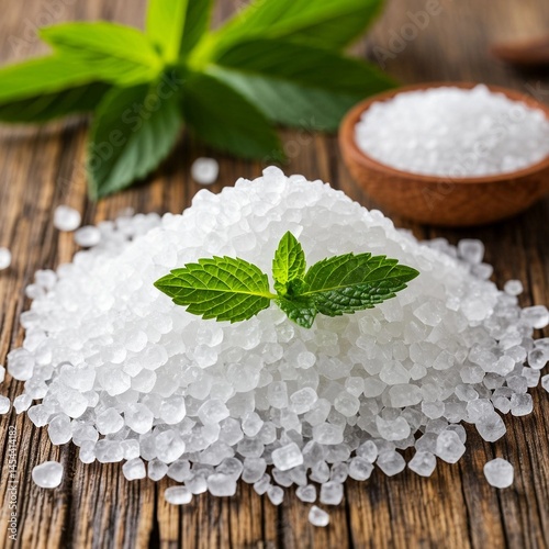 spa still life with salt photo