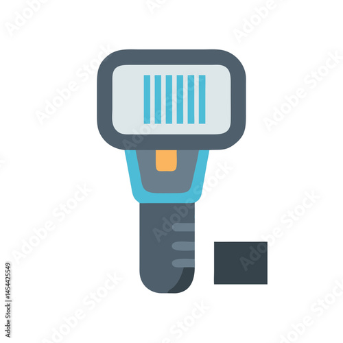 Handheld Barcode Scanner Icon Representing Checkout and Inventory Management