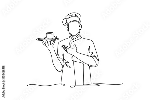 Tableau sur toile Chef activity concept