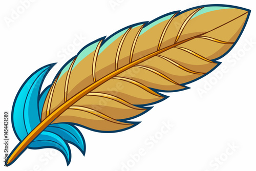 feather isolated on white background