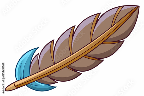 feather isolated on white background