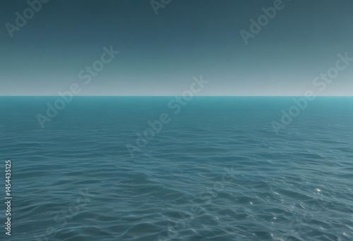 Wallpaper Mural Subtle light blue to deeper teal gradient, ethereal, peaceful ocean vibes,  illustration,  mood,  digital art Torontodigital.ca