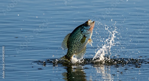 Crappie Jumping From Water