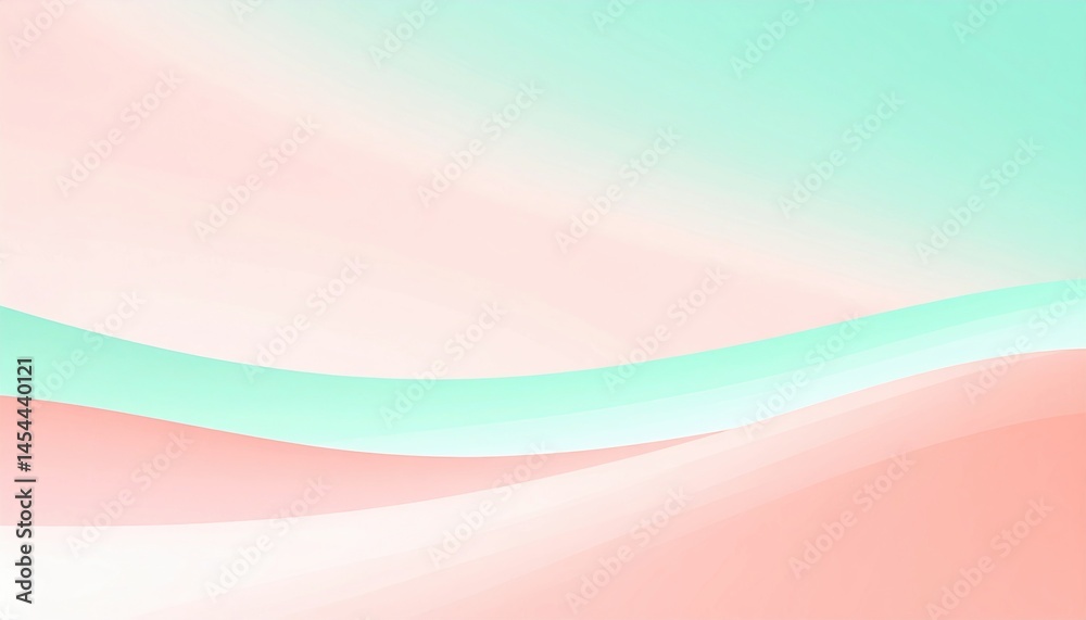 Obraz premium Fluid motion abstract design digital space background art soft colors aesthetic view modern concept