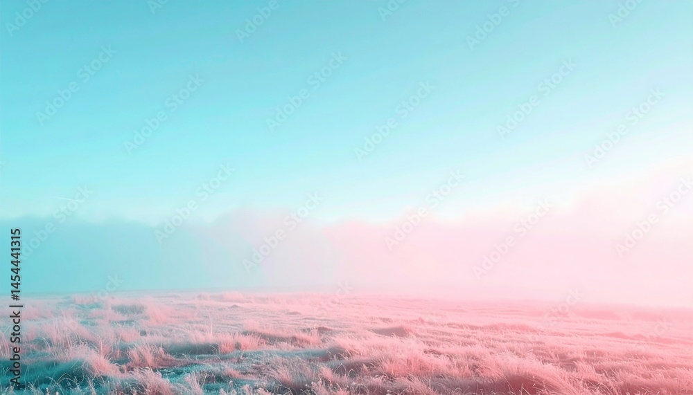 Fototapeta premium Captivating waves dance over tranquil coastline serene ocean view nature photography dreamy pastel environment