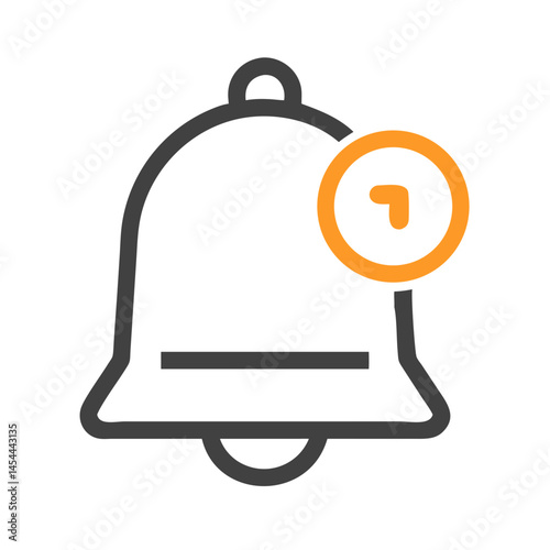 Notification Bell Icon Representing Alert and Reminder Notification