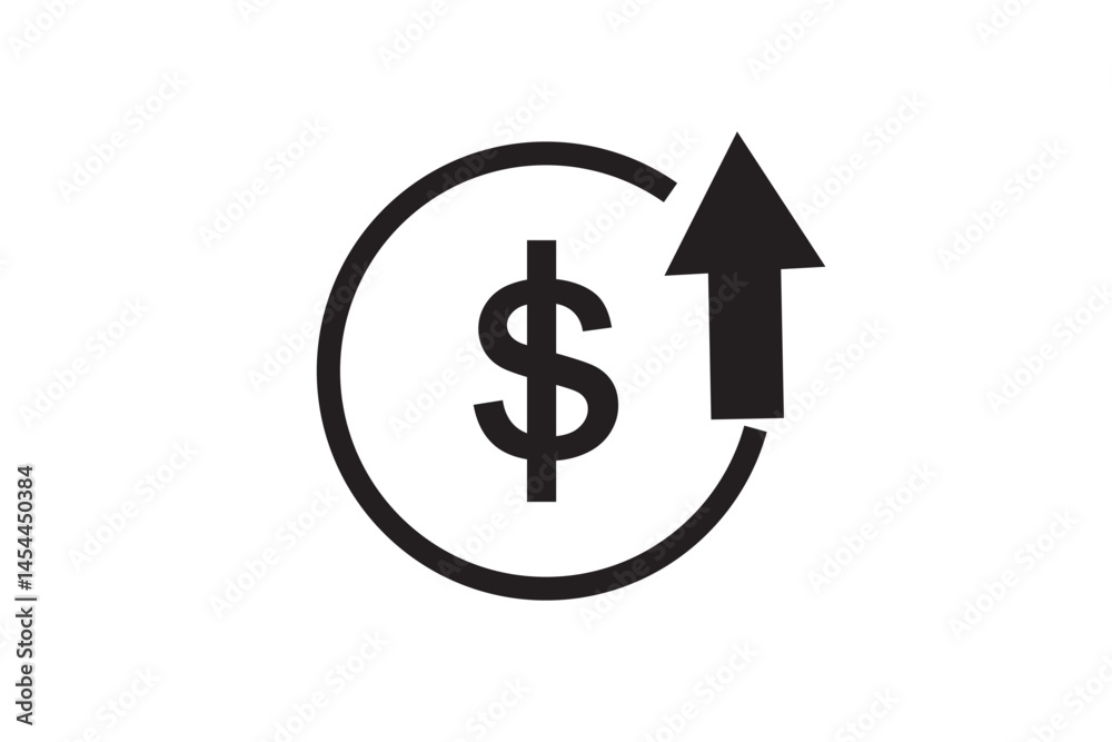 Obraz premium Dollar sign icon