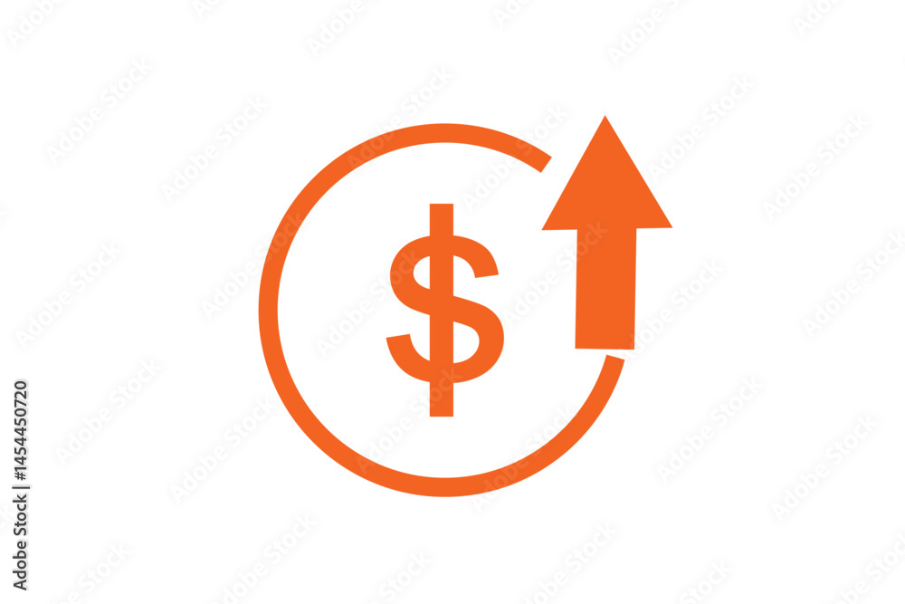 Obraz premium Dollar sign icon
