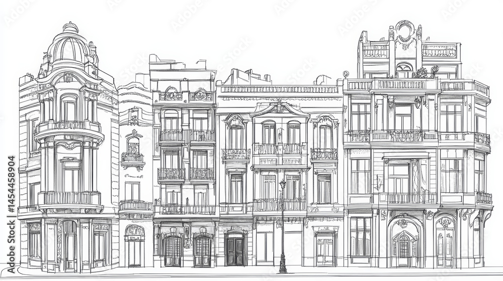 Monochrome Urban Architecture in Fine Line Art – A Minimalist Interpretation of City Structures Through Linear Precision and Shaded Detailing Monochrome Urban Architecture in Fine Line Art – A Minimalist Interpretation of City Structures Through Linear Precision and Shaded Detailing