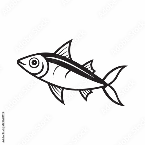 anchovy vector icon with a white background