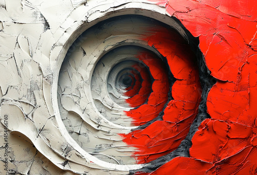 The image of a colorful spiral illustration,Generated AI