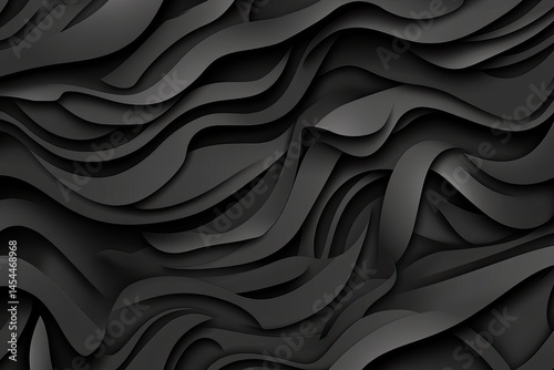Abstract dark wavy background photo