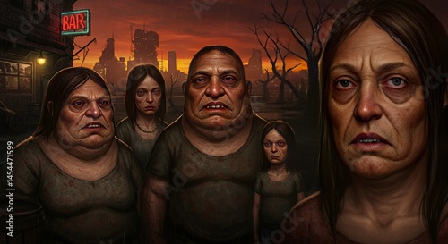 Post-Apocalyptic Family Portrait