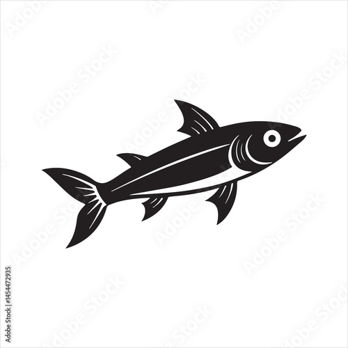 anchovy vector icon with a white background