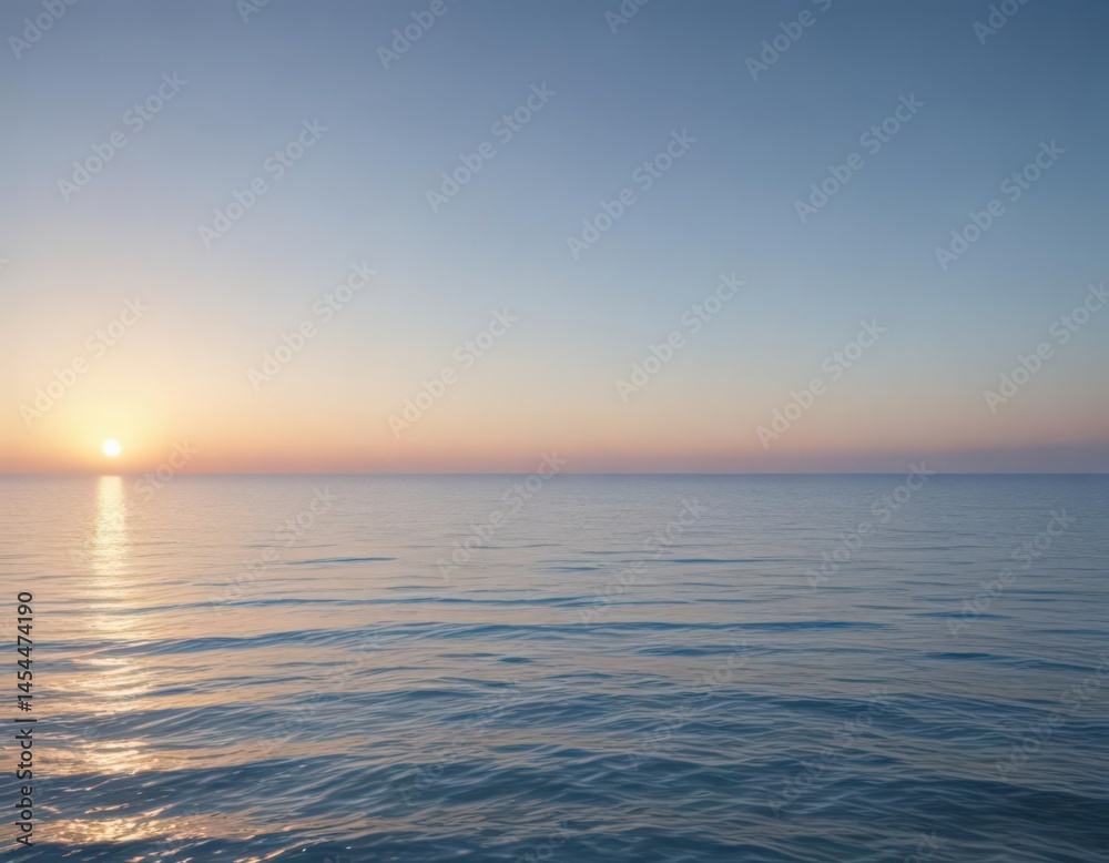 Gentle ombre from pale to deep sky blue, evokes tranquil seaside scene ,  smooth,  water,  quiet