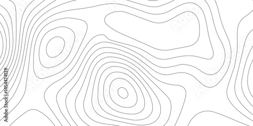 "High-resolution abstract topographic contour map with continuous smooth black lines on a white background, depicting natural terrain with organic and wavy elevation patterns."