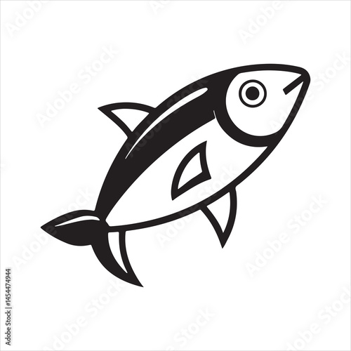 anchovy vector icon with a white background