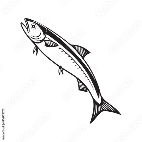 anchovy vector icon with a white background