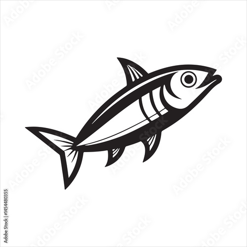 anchovy vector icon with a white background