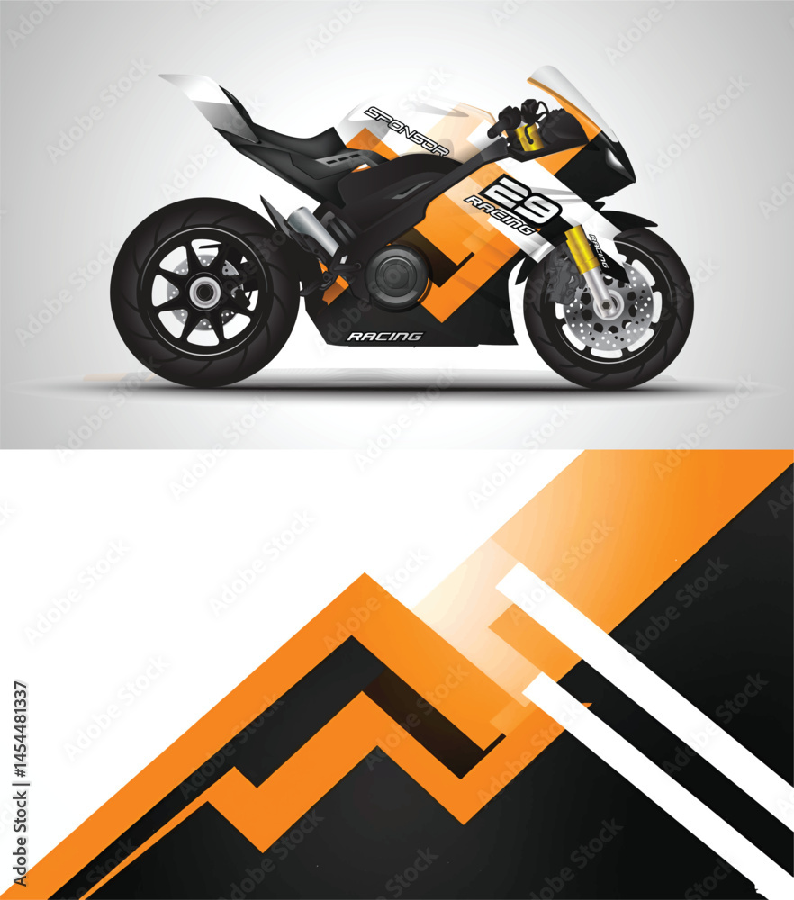 Obraz premium abstract motorcycle background