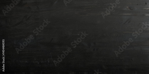 Abstract texture of blacl chalkboard background texture with copy space. Design concept for school education, dark wall backdrop , design template.	
