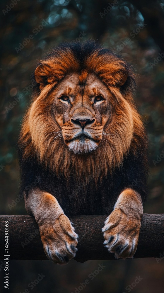 Fototapeta premium Beautiful Lion
