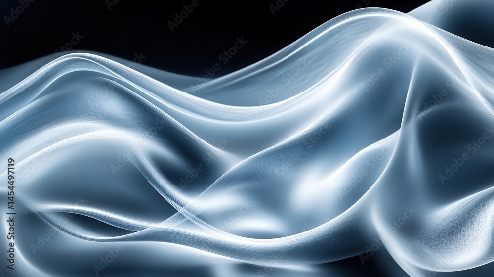 Fototapeta premium Abstract flowing fabric