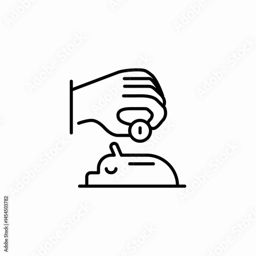 saving money icon sign vector