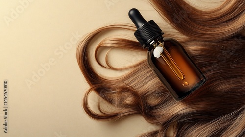 Luxurious hair care essence, promoting healthier and more vibrant strands